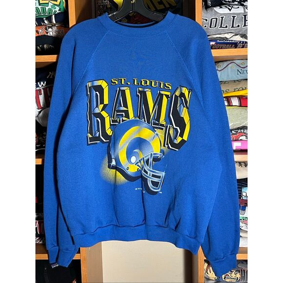 Vintage 90s NFL St. Louis LA Rams Sweater - Picture 1 of 7